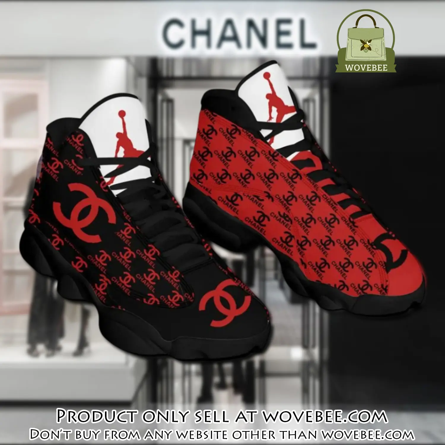 Chanel red air jordan 13 sneakers shoes chanel gifts for men women wvb4433921